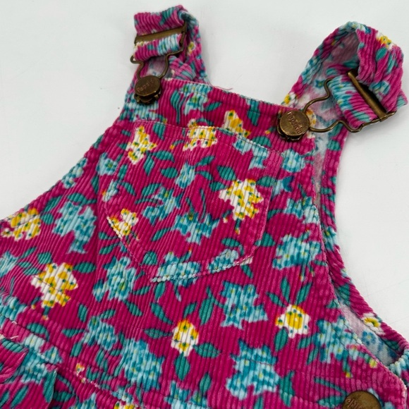 Vintage 90s Popsicle Corduroy Overalls 12 months - Picture 1 of 4
